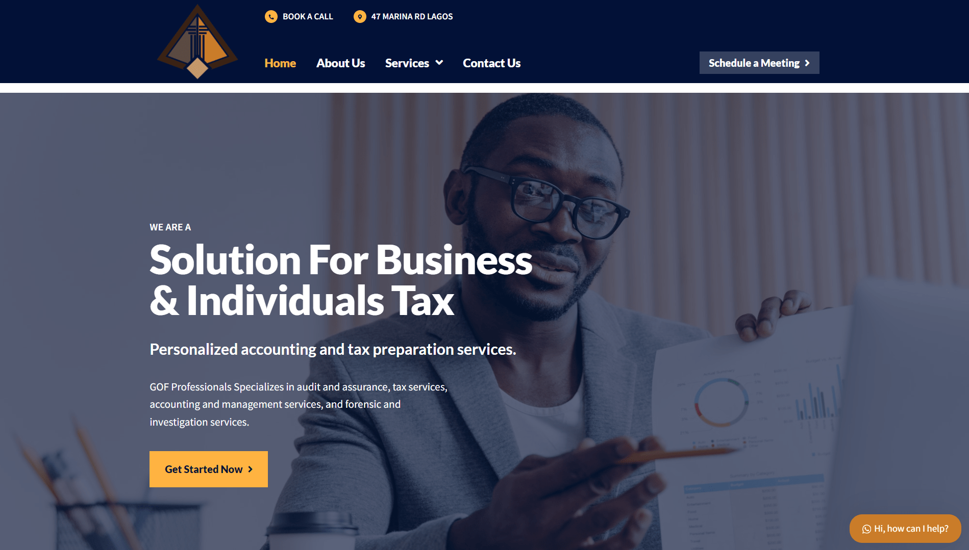GOF Professionals website