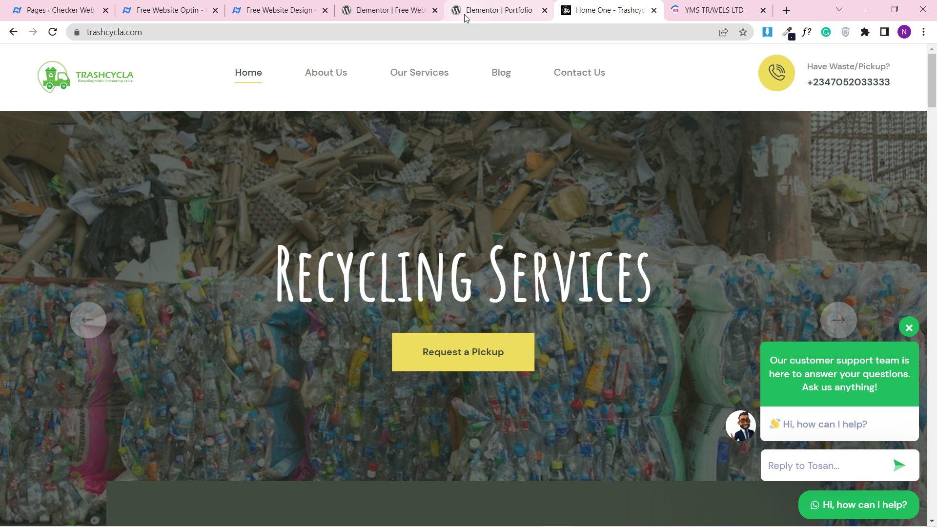 Trashcycla website