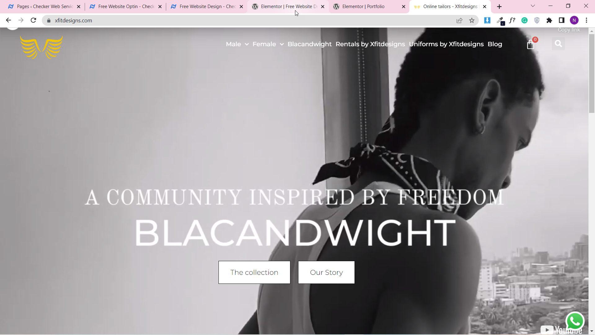 Xfit Designs website